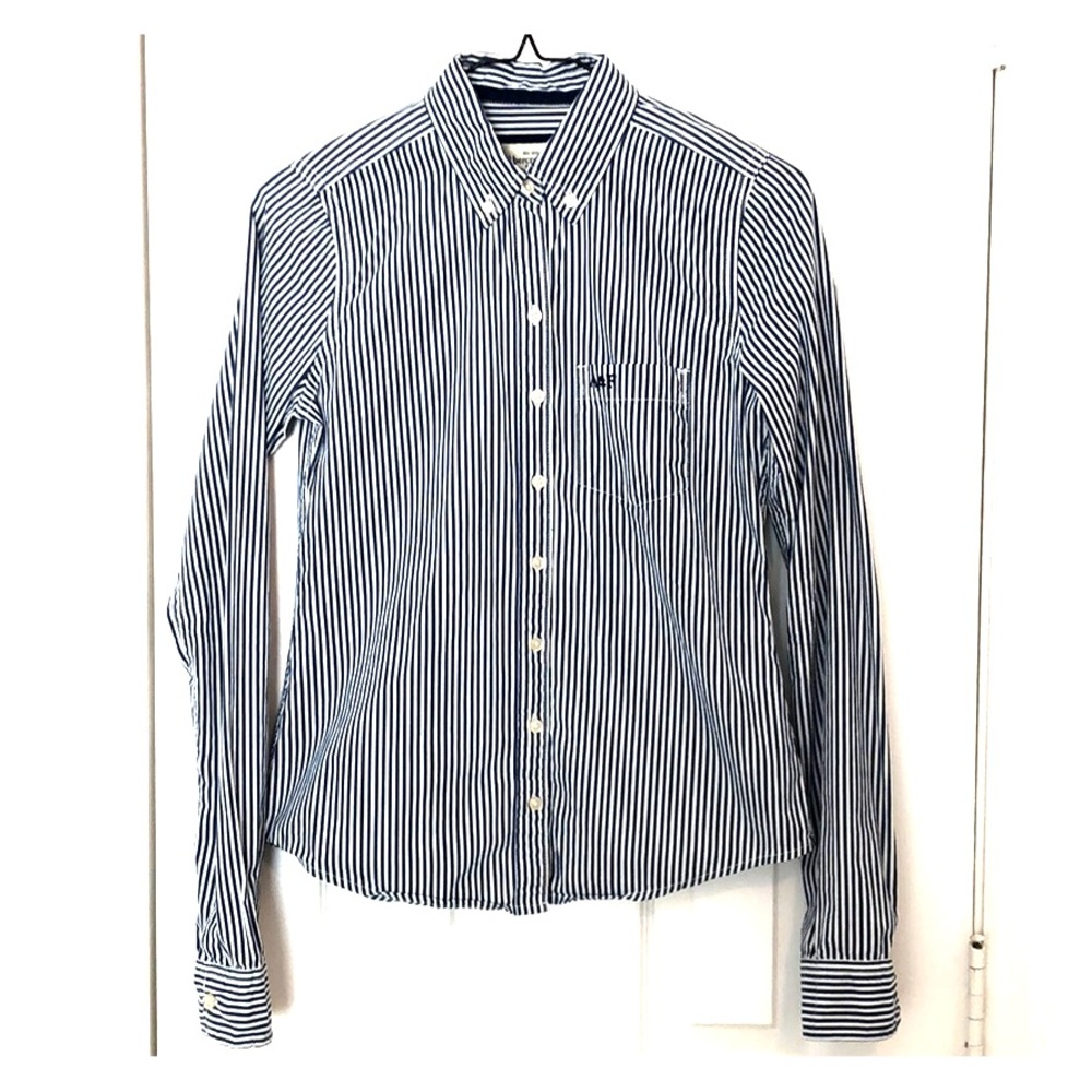 Abercrombie striped dress shirt